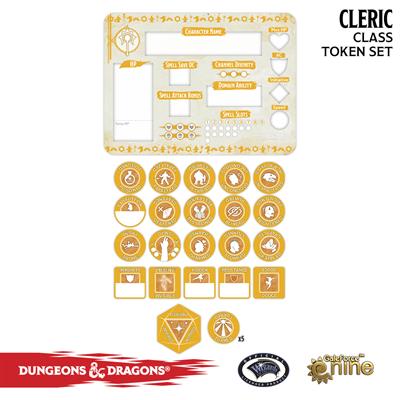 D&D CLERIC TOKEN SET